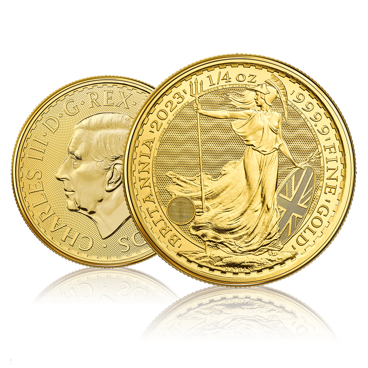 1/4 Ounce Gold Britannia King Charles (2023) 4